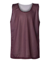 Badger Youth Pro Mesh Reversible Tank Top. 2529 - Maroon/ White