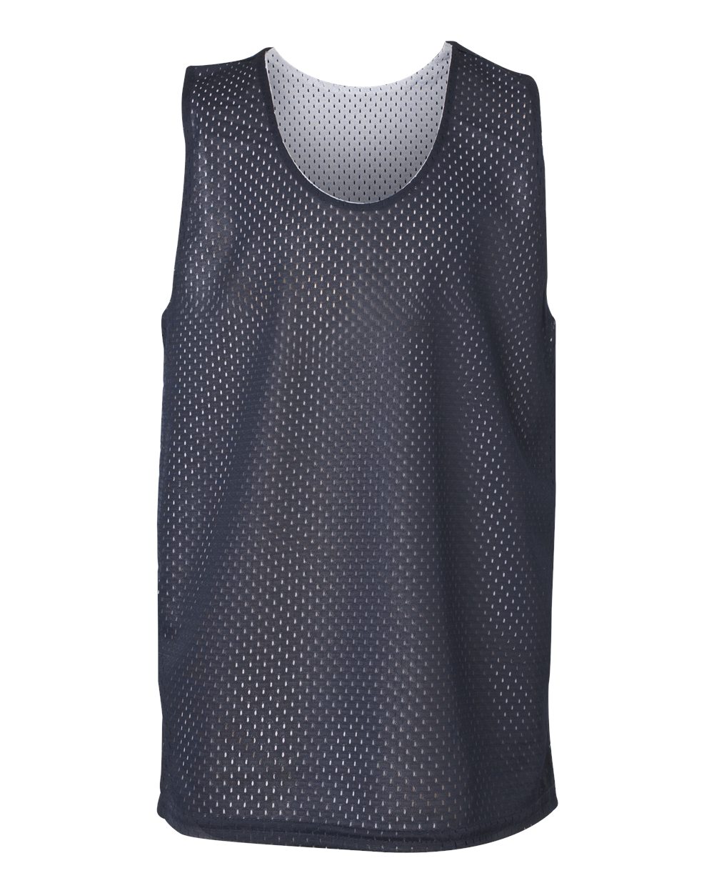 Badger Youth Pro Mesh Reversible Tank Top. 2529 - Navy/ White