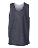 Badger Youth Pro Mesh Reversible Tank Top. 2529 - Navy/ White