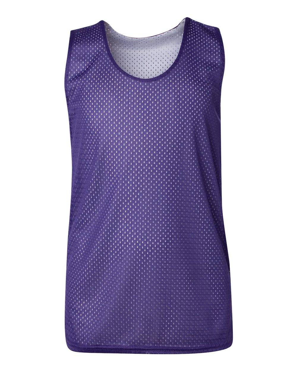 Badger Youth Pro Mesh Reversible Tank Top. 2529 - Purple/ White