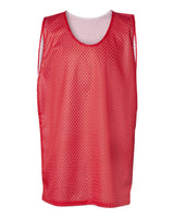 Badger Youth Pro Mesh Reversible Tank Top. 2529 - Red/ White