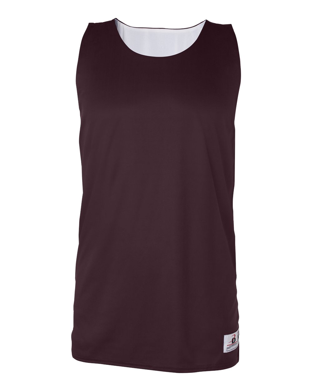 Badger Men's B-Core Reversible Tank Top. 4129 - Maroon