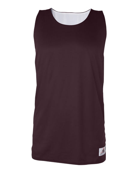 Badger Men's B-Core Reversible Tank Top. 4129 - Maroon