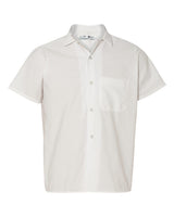 Chef Designs Poplin Cook Shirt with Gripper Closures. 5020 - White