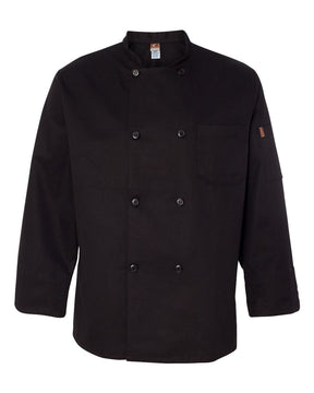 Chef Designs Black Traditional Chef Coat. KT76 - Black