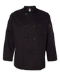 Chef Designs Black Traditional Chef Coat. KT76 - Black