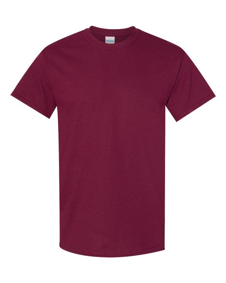 Gildan Unisex Heavy Cotton™ T-Shirt. 5000 - Maroon