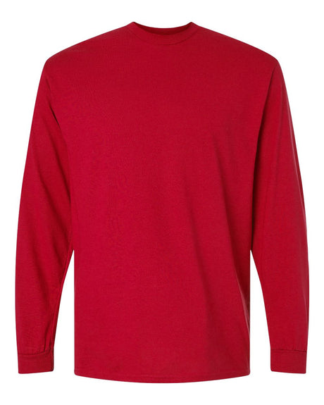 Gildan Unisex DryBlend® 50/50 Long Sleeve T-Shirt. 8400 - Red
