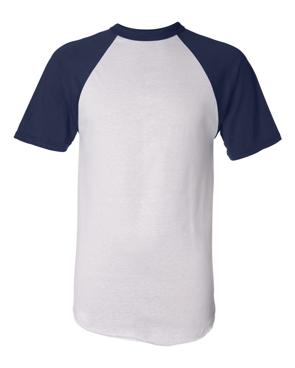 Augusta Sportswear Unisex Raglan Baseball Jersey. 423 - White/ Navy