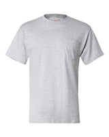 Hanes Unisex Beefy-T® Pocket T-Shirt. 5190 - Ash