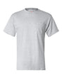 Hanes Unisex Beefy-T® Pocket T-Shirt. 5190 - Ash