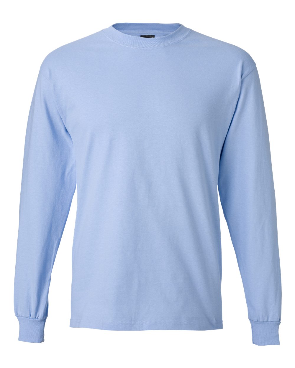 Hanes Unisex Beefy-T® Long Sleeve T-Shirt. 5186 - Light Blue