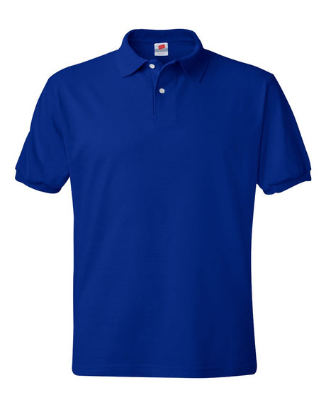 Hanes Unisex EcoSmart® Jersey Polo. 054X - Deep Royal