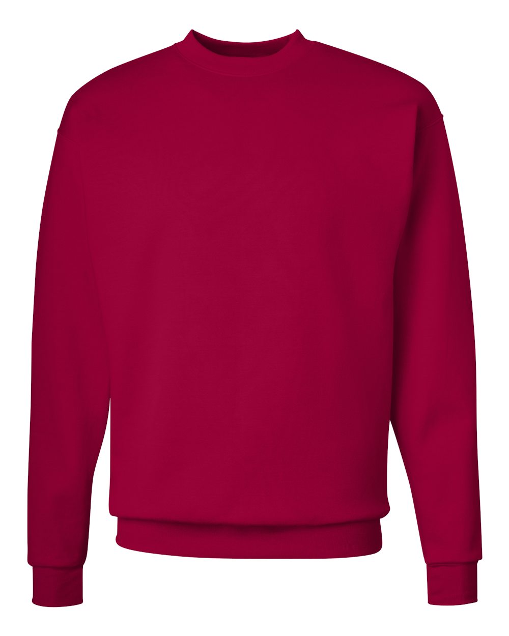 Hanes Unisex EcoSmart® Crewneck Sweatshirt. P160 - Deep Red