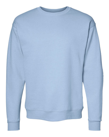 Hanes Unisex EcoSmart® Crewneck Sweatshirt. P160 - Light Blue