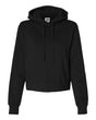 Badger Women's Crop Hooded Sweatshirt. 1261 - Black