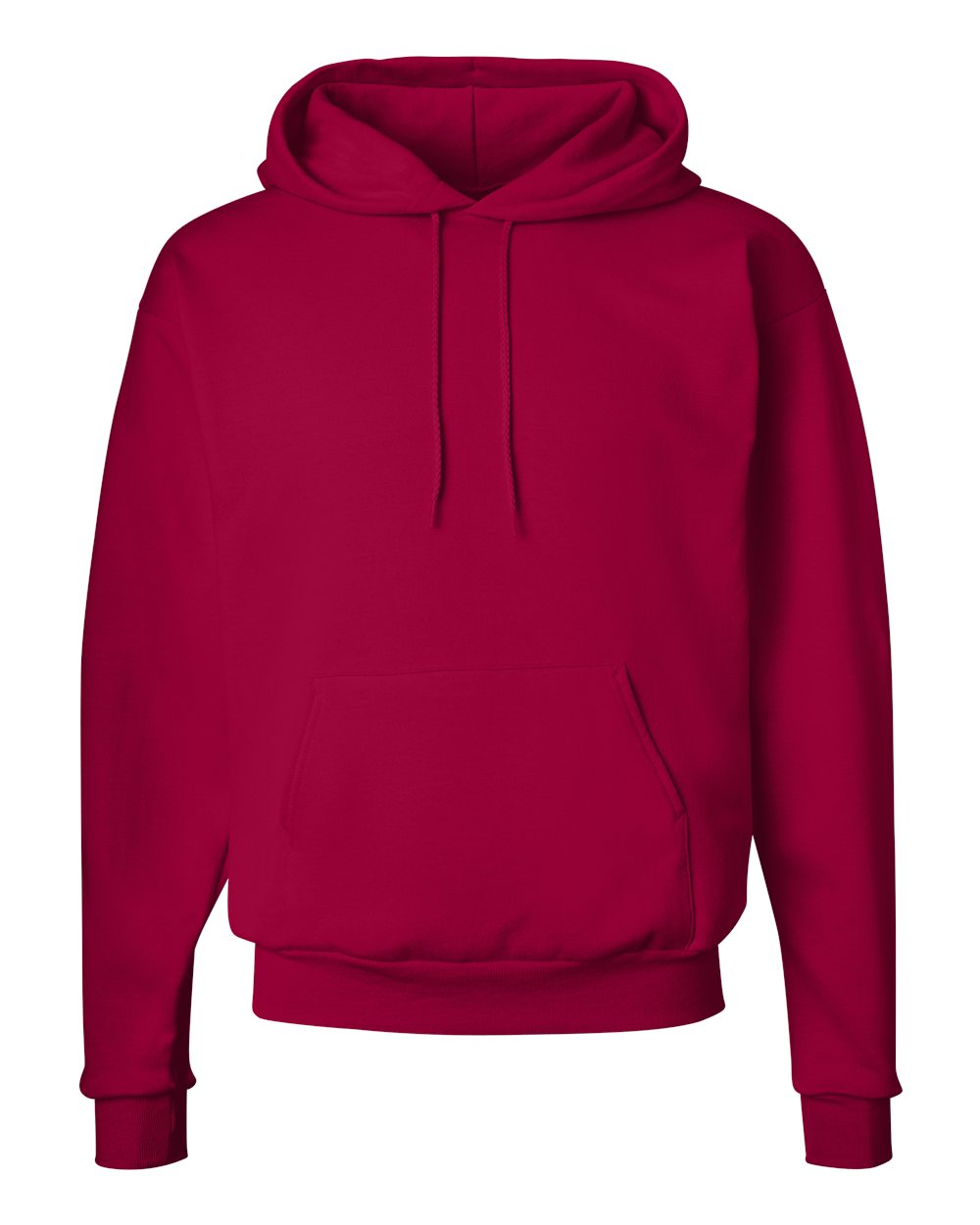Hanes Unisex EcoSmart® Hooded Sweatshirt. P170 - Deep Red