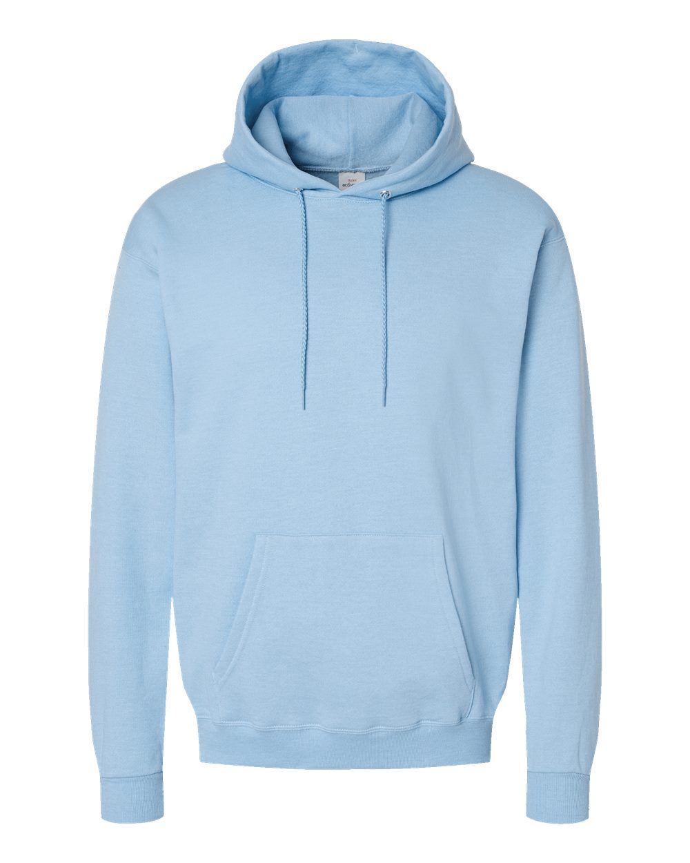 Hanes Unisex EcoSmart® Hooded Sweatshirt. P170 - Light Blue