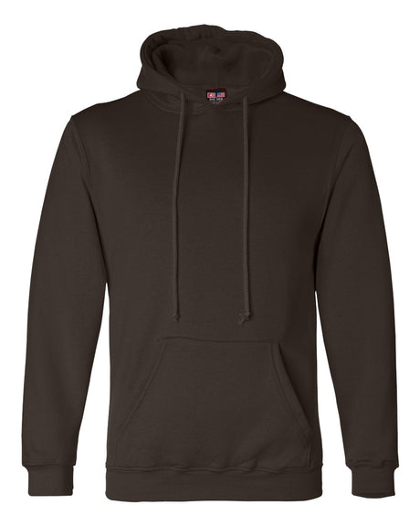 Bayside Unisex USA-Made Hooded Sweatshirt. 960 - Chocolate
