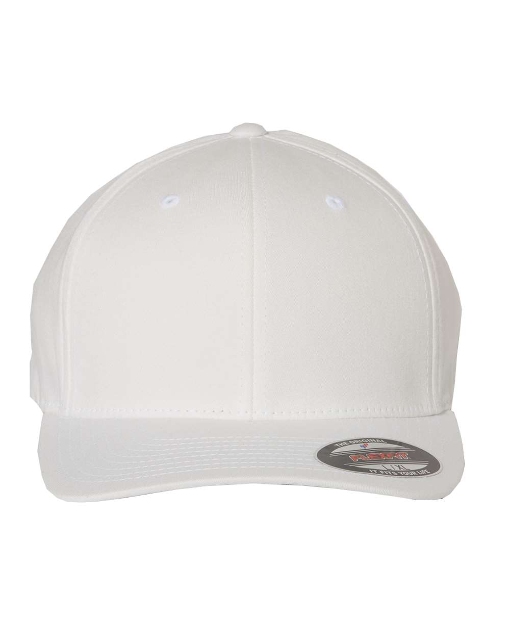 Flexfit V-Flexfit® Cotton Twill Cap. 5001 - White