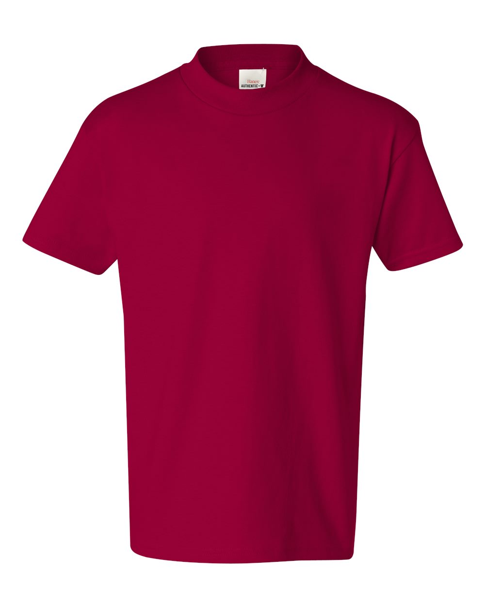 Hanes Youth Authentic T-Shirt. 5450 - Deep Red
