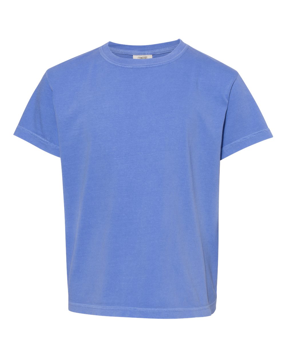 Comfort Colors Youth Garment-Dyed Heavyweight T-Shirt. 9018 - Flo Blue