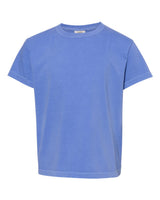 Comfort Colors Youth Garment-Dyed Heavyweight T-Shirt. 9018 - Flo Blue