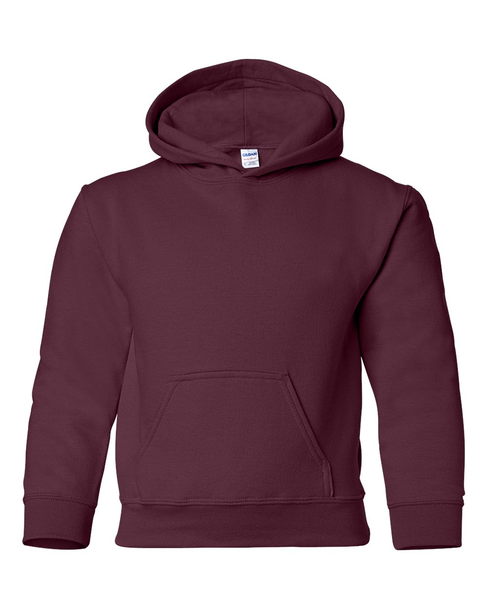 Gildan Youth Heavy Blend™ Hooded Sweatshirt. 18500B - Maroon