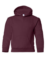 Gildan Youth Heavy Blend™ Hooded Sweatshirt. 18500B - Maroon
