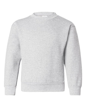 Hanes Youth EcoSmart® Crewneck Sweatshirt. P360 - Ash