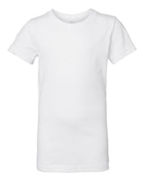LAT Girls' Fine Jersey Tee. 2616 - White