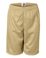 Badger Youth Pro Mesh 6" Shorts. 2207 - Vegas Gold