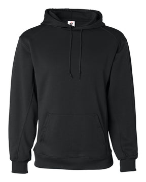 Badger Men's Performance Fleece Hooded Sweatshirt. 1454 - Black