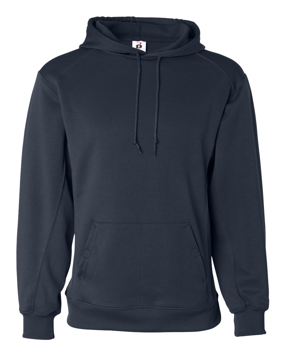 Badger Men's Performance Fleece Hooded Sweatshirt. 1454 - Navy