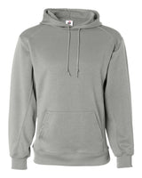 Badger Men's Performance Fleece Hooded Sweatshirt. 1454 - Silver