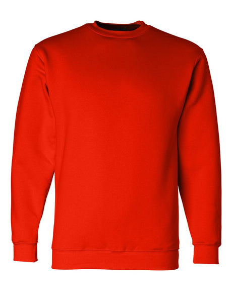 Bayside Unisex USA-Made Crewneck Sweatshirt. 1102 - Bright Orange