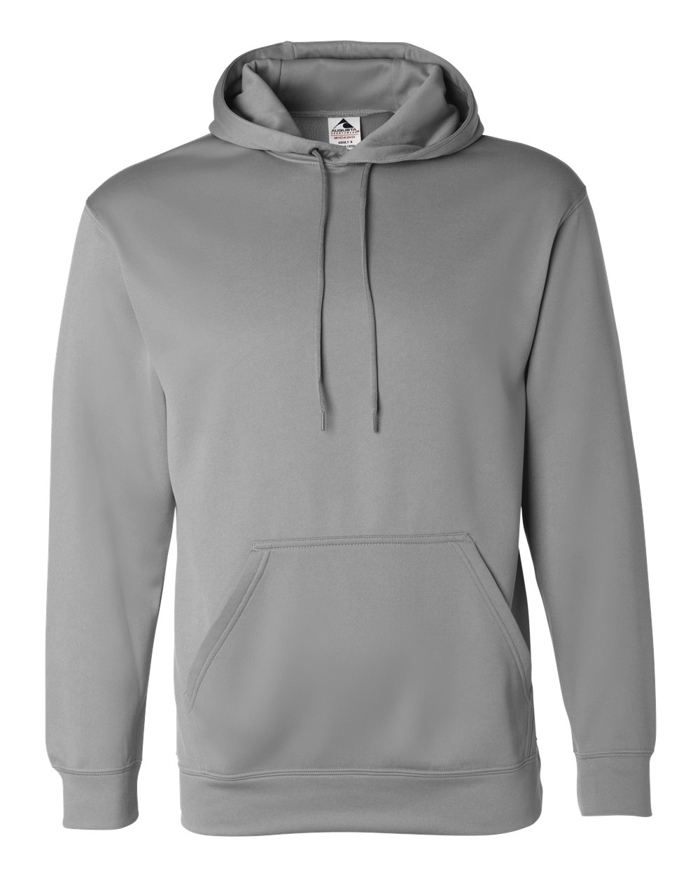 Augusta Sportswear Men's Wicking Fleece Hooded Sweatshirt. 5505 - Athletic Grey