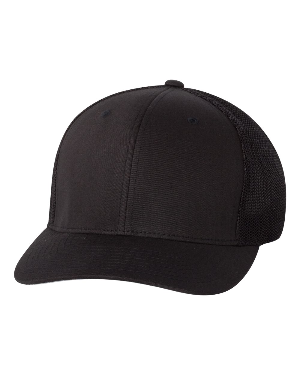 Flexfit Trucker Cap. 6511 - Black