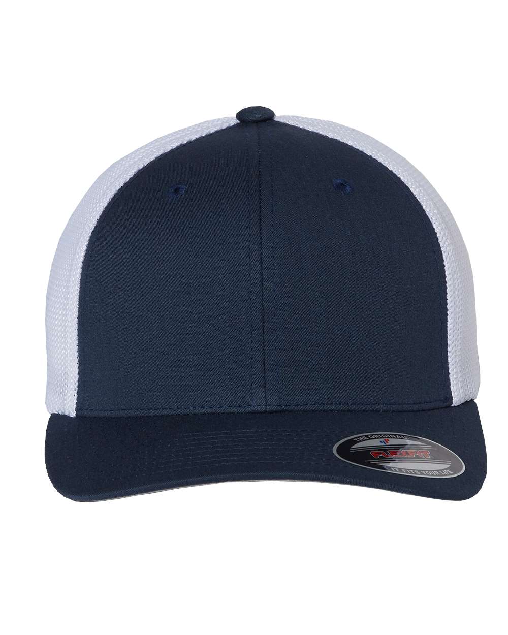 Flexfit Trucker Cap. 6511 - Navy/ White
