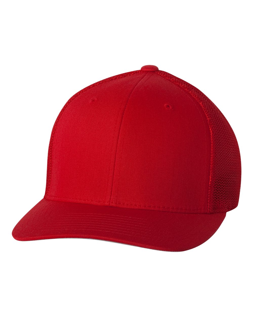 Flexfit Trucker Cap. 6511 - Red