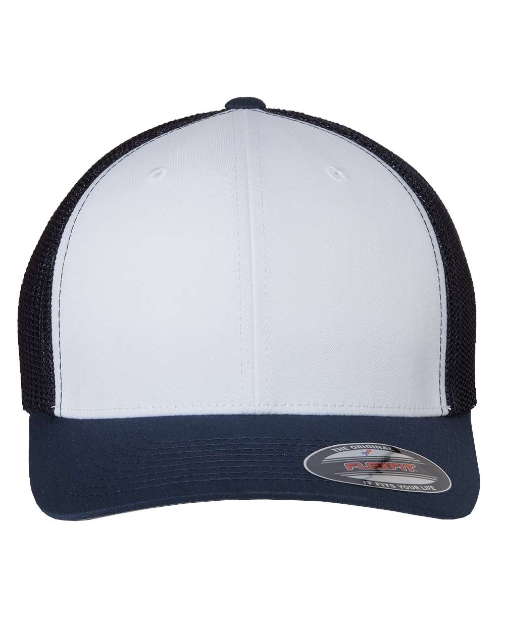 Flexfit Trucker Cap. 6511 - Navy/ White/ Navy