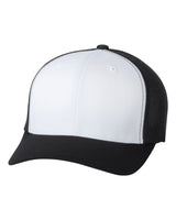 Flexfit Trucker Cap. 6511 - Black/ White/ Black