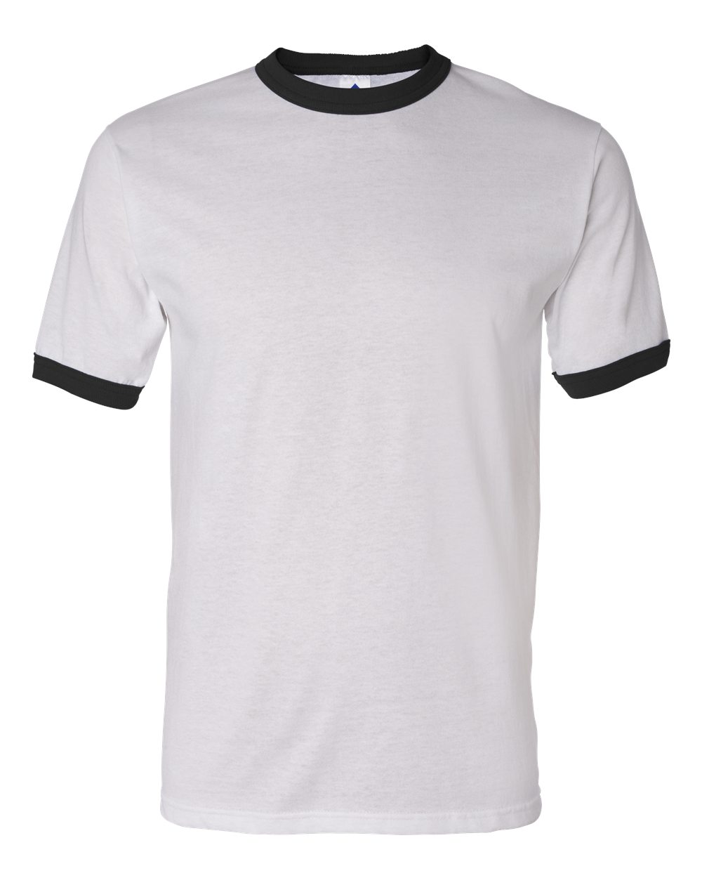 Augusta Sportswear Unisex 50/50 Ringer T-Shirt. 710 - White/ Black