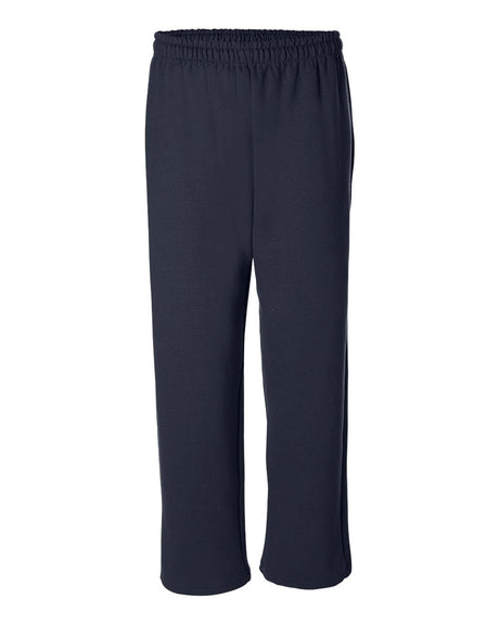 Gildan Unisex Heavy Blend™ Open-Bottom Sweatpants. 18400 - Navy