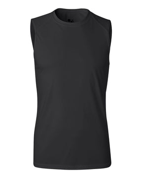 Badger Men's B-Core Sleeveless T-Shirt. 4130 - Black