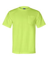 Bayside Unisex Union-Made Pocket T-Shirt. 3015 - Lime Green