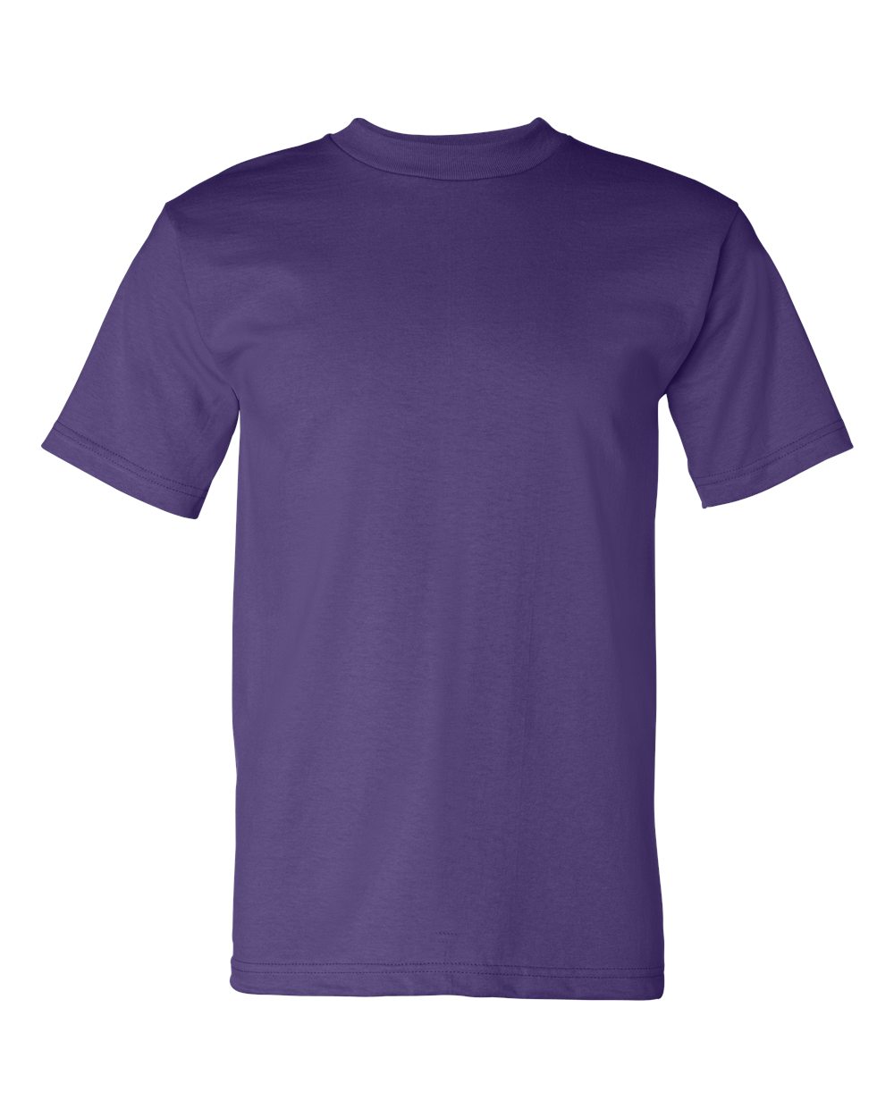 Bayside Unisex USA-Made Heavyweight T-Shirt. 5100 - Purple