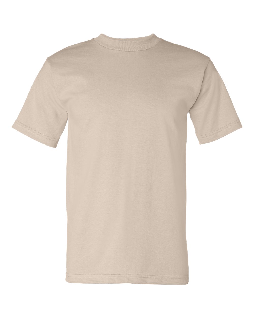 Bayside Unisex USA-Made Heavyweight T-Shirt. 5100 - Sand