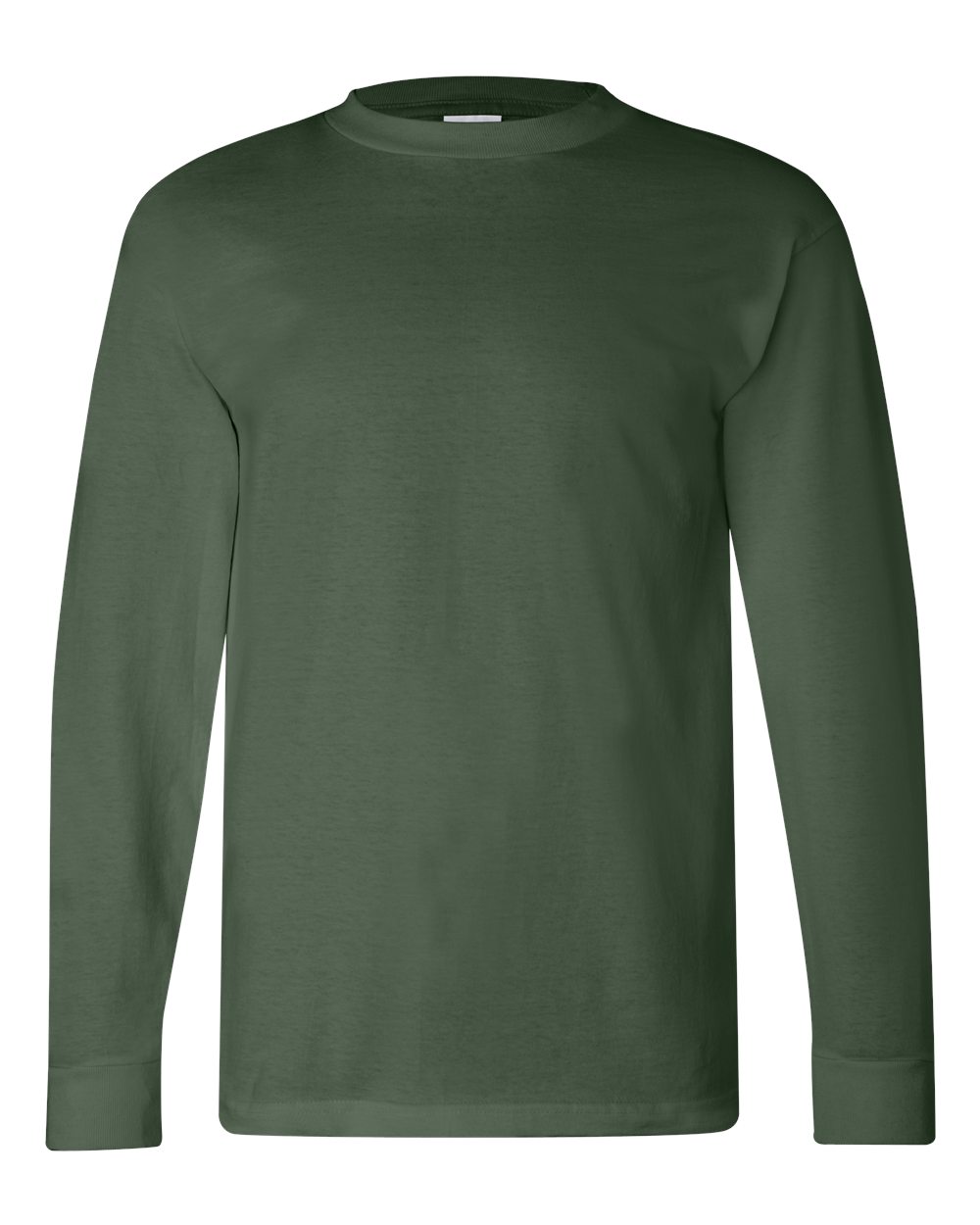Bayside Unisex USA-Made Long Sleeve T-Shirt. 6100 - Forest Green