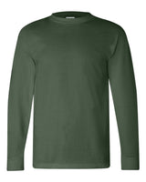 Bayside Unisex USA-Made Long Sleeve T-Shirt. 6100 - Forest Green